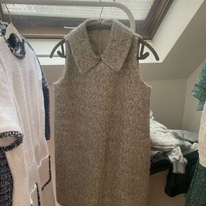 Gray Wool Sleeveless Dress MaxMara